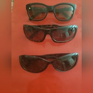 Sunglasses Bundle - Tory Burch (black), Foster Grant x 2 (tortoise)